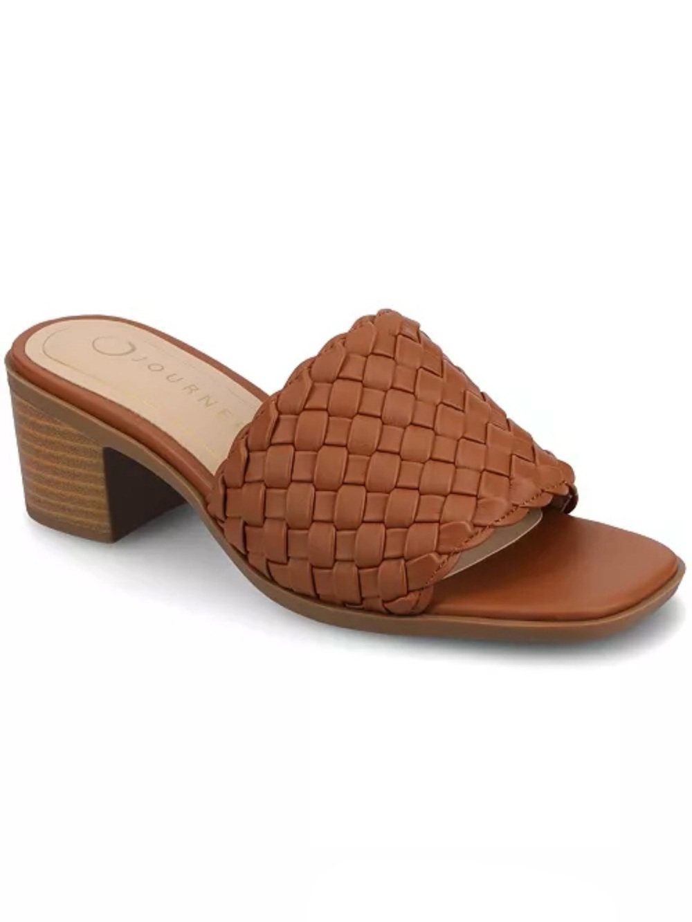 Journee Collection-Fylicia Mule in Brown Caramel
